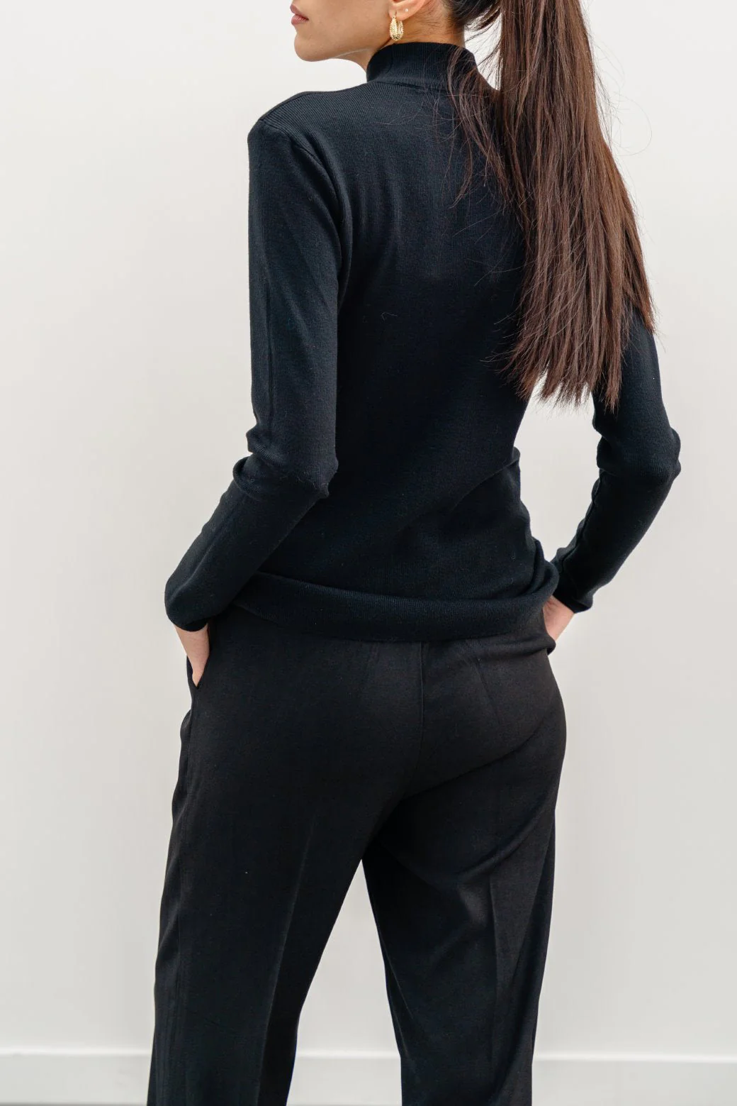 LUXURY HIGH CREW SWEATER - Image 5