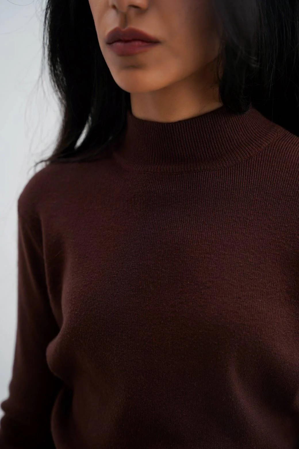 LUXURY HIGH CREW SWEATER - Image 3