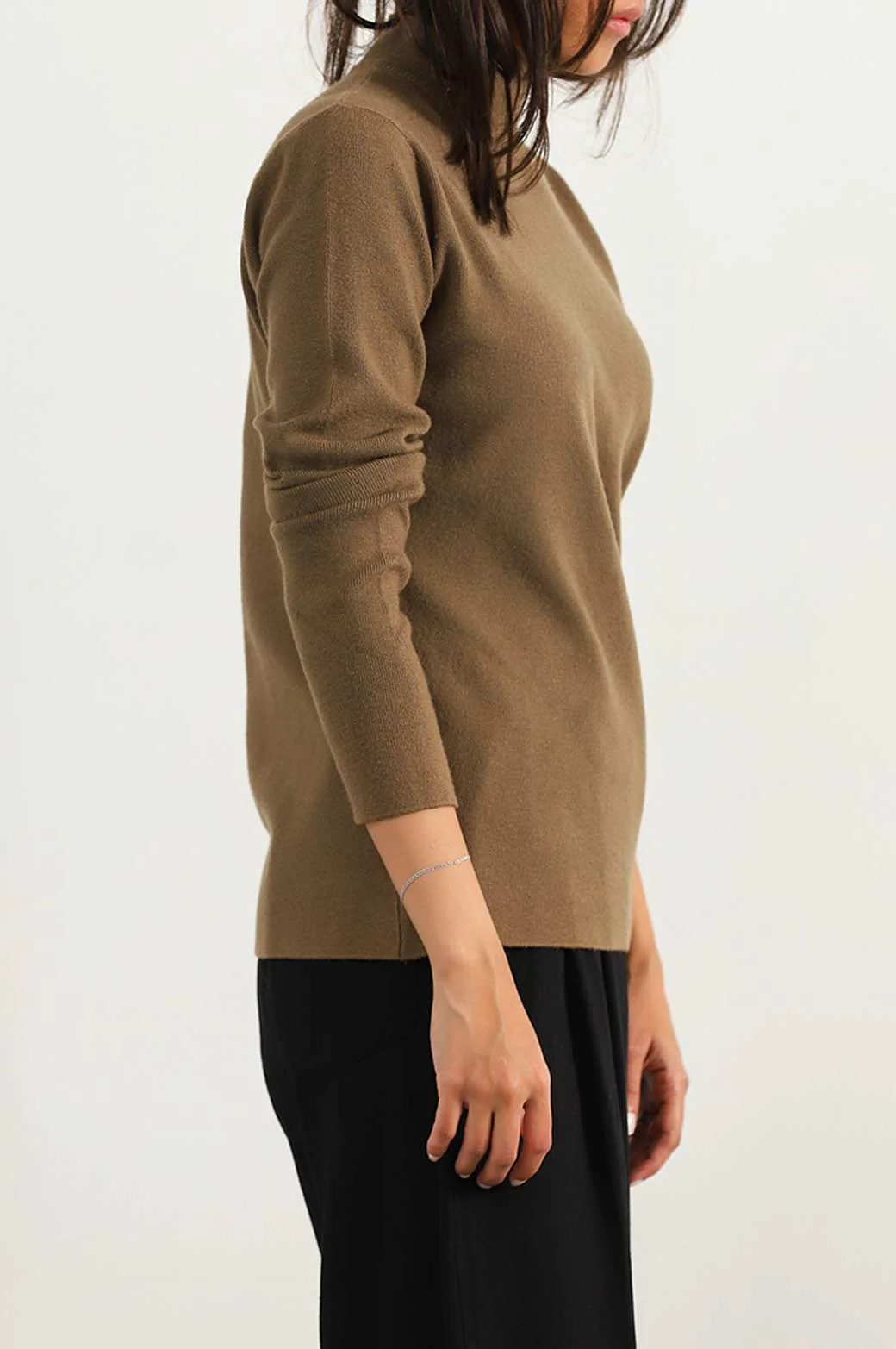 LUXURY HIGH CREW SWEATER - Image 3