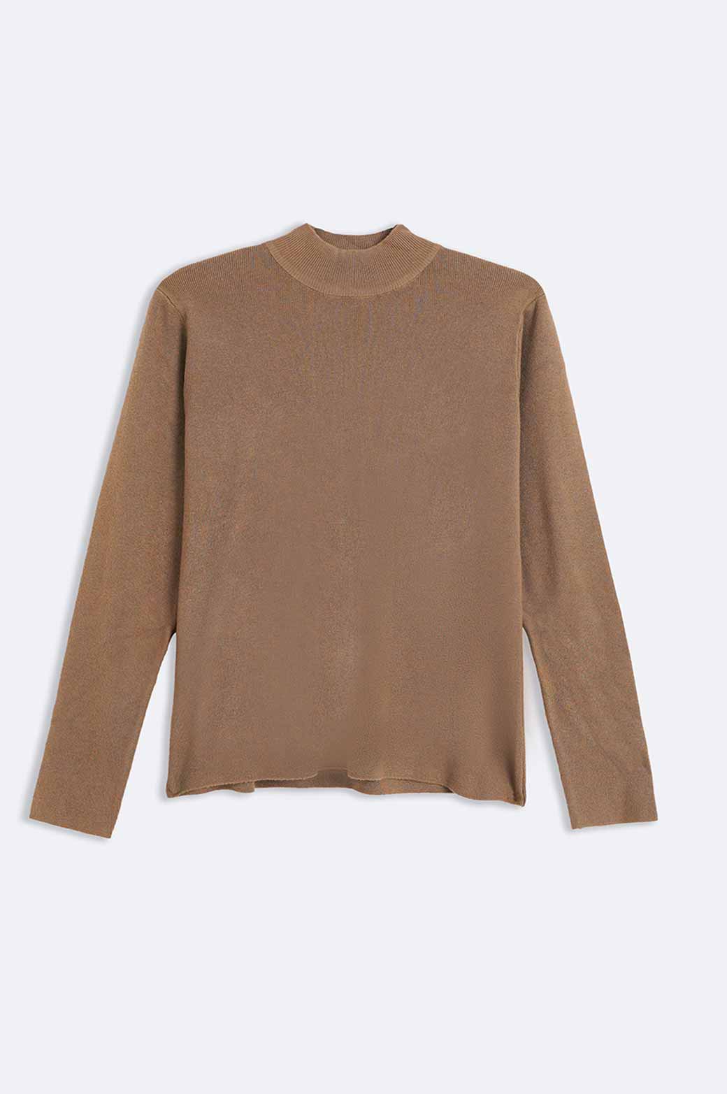 LUXURY HIGH CREW SWEATER - Image 4