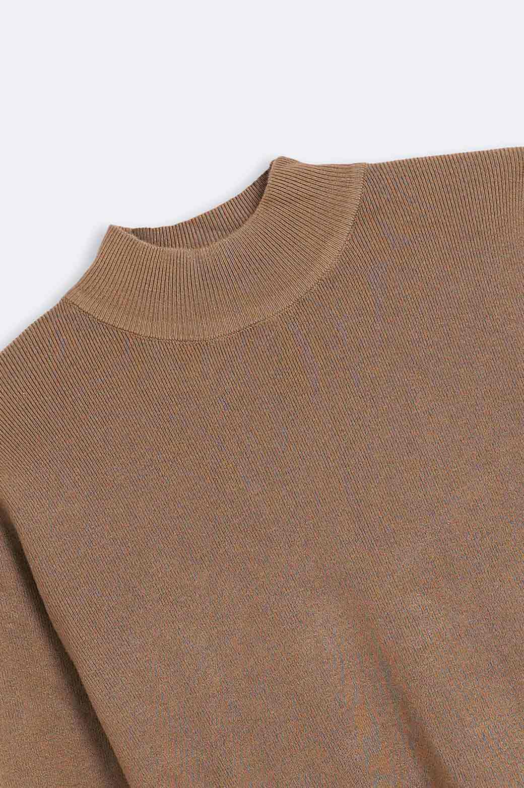 LUXURY HIGH CREW SWEATER - Image 5