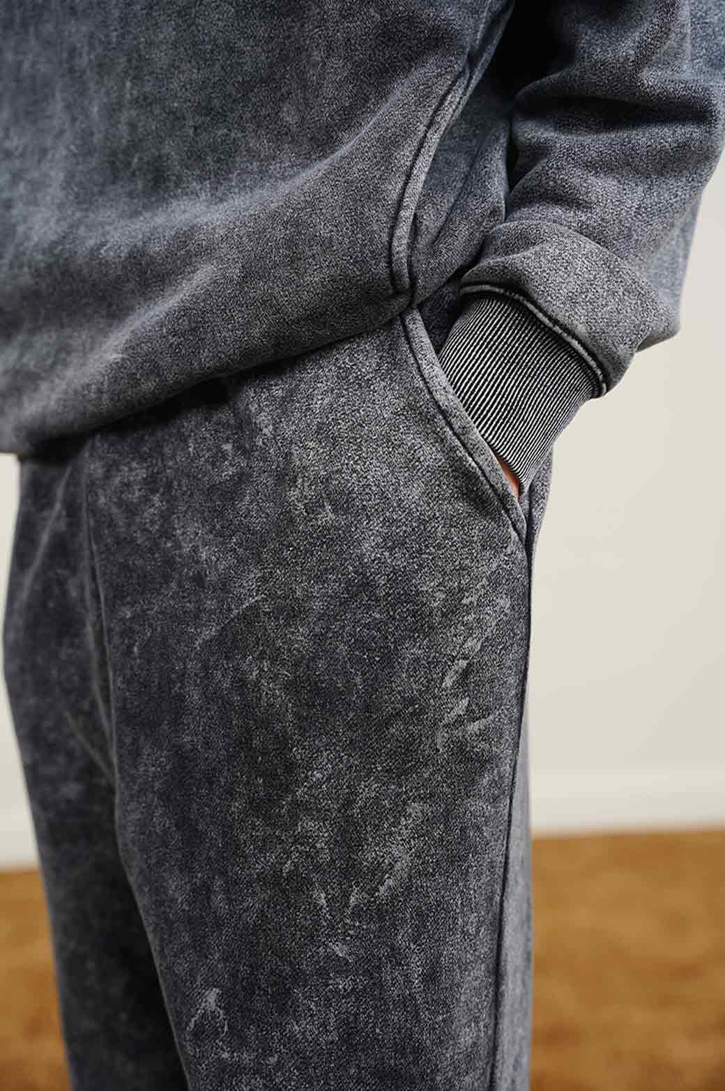 MARBLE WASH JOGGER PANTS - Image 4