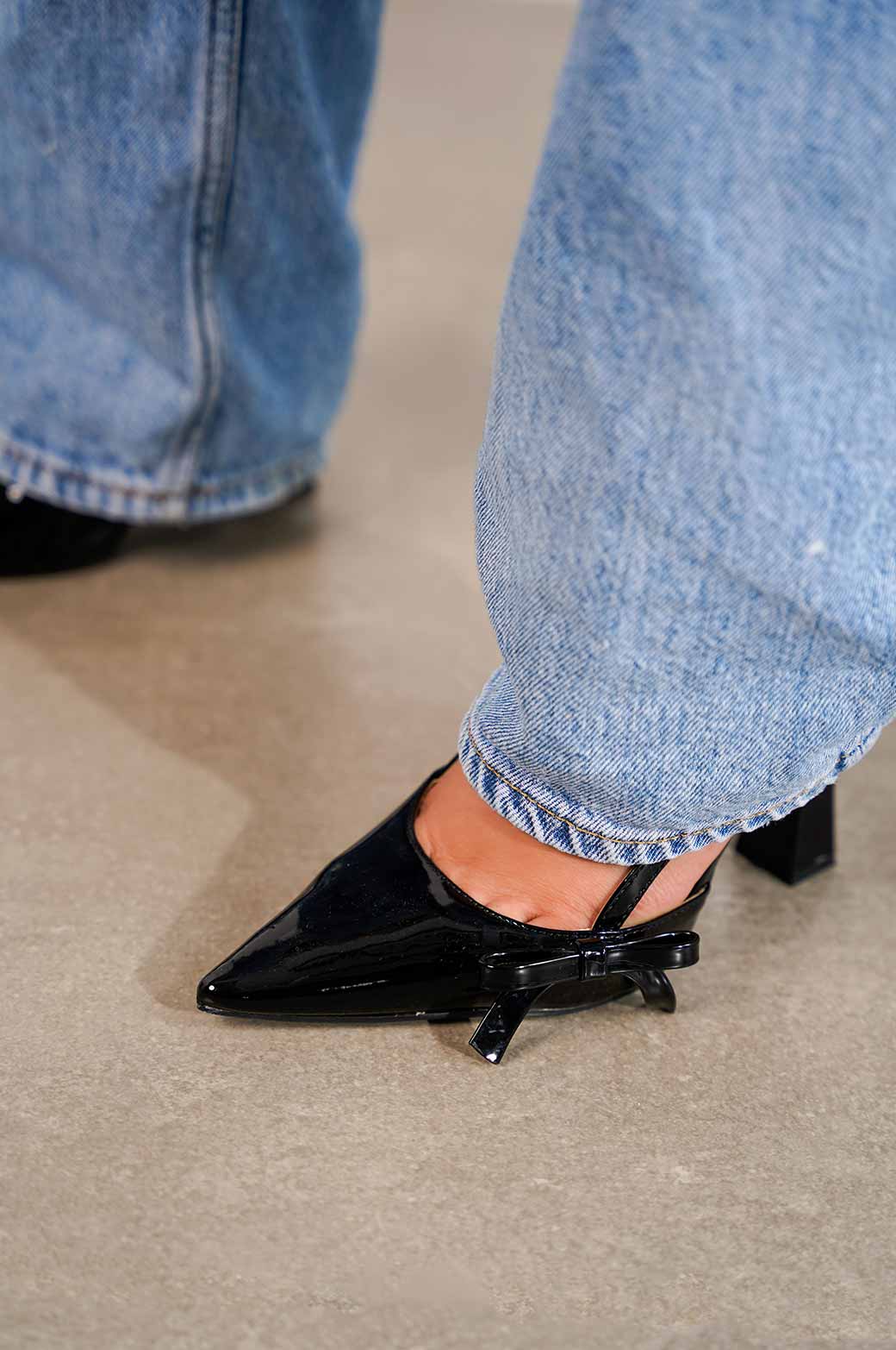 PATENT BOW SLINGBACK - Image 2