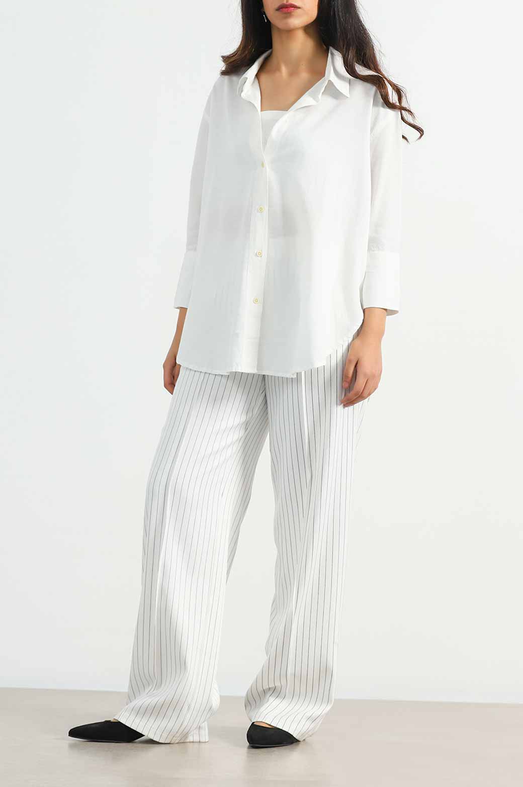 PINSTRIPE TAILORED PANTS - Image 2