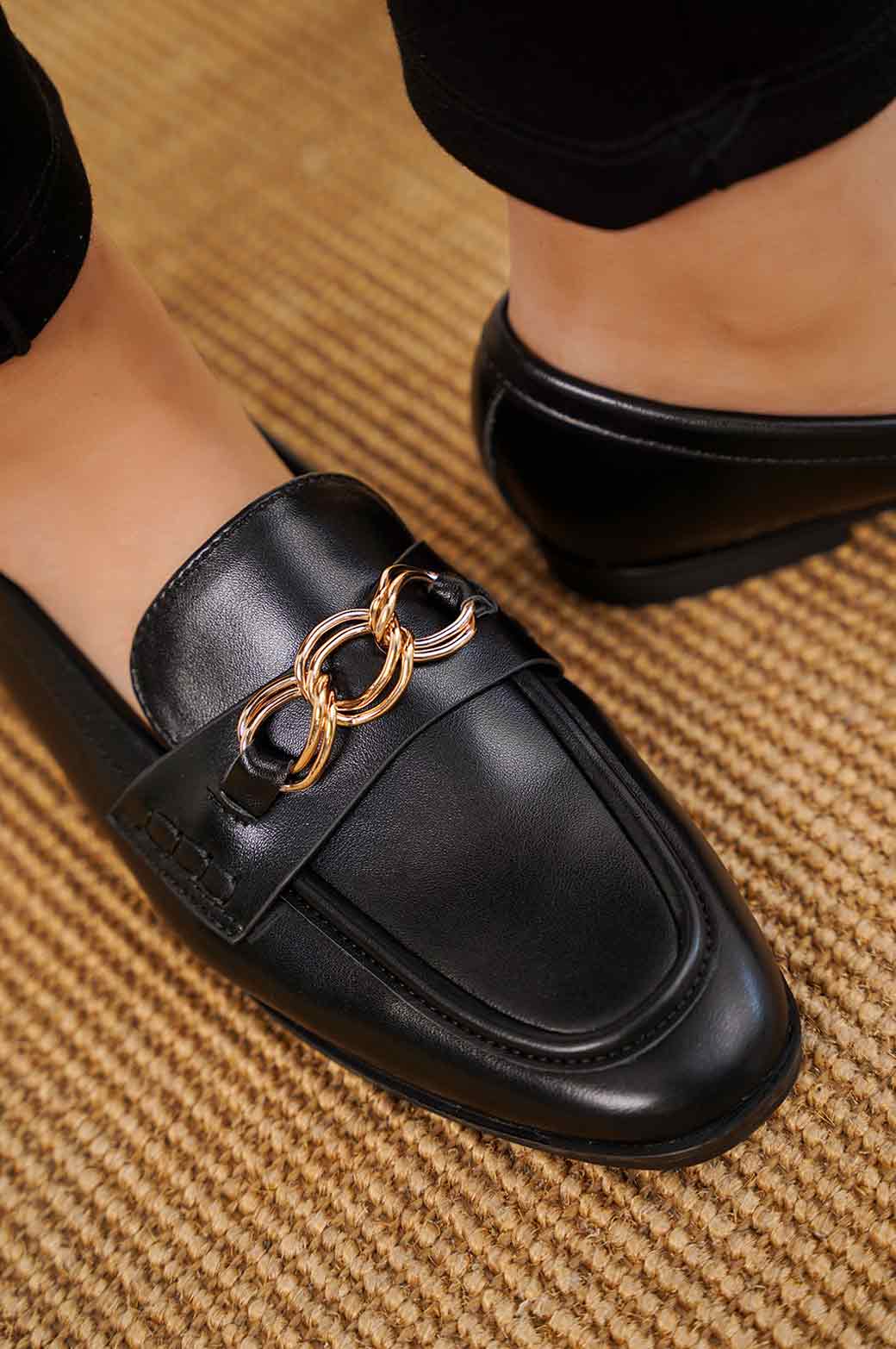 PLAIN CHAIN LOAFERS - Image 3