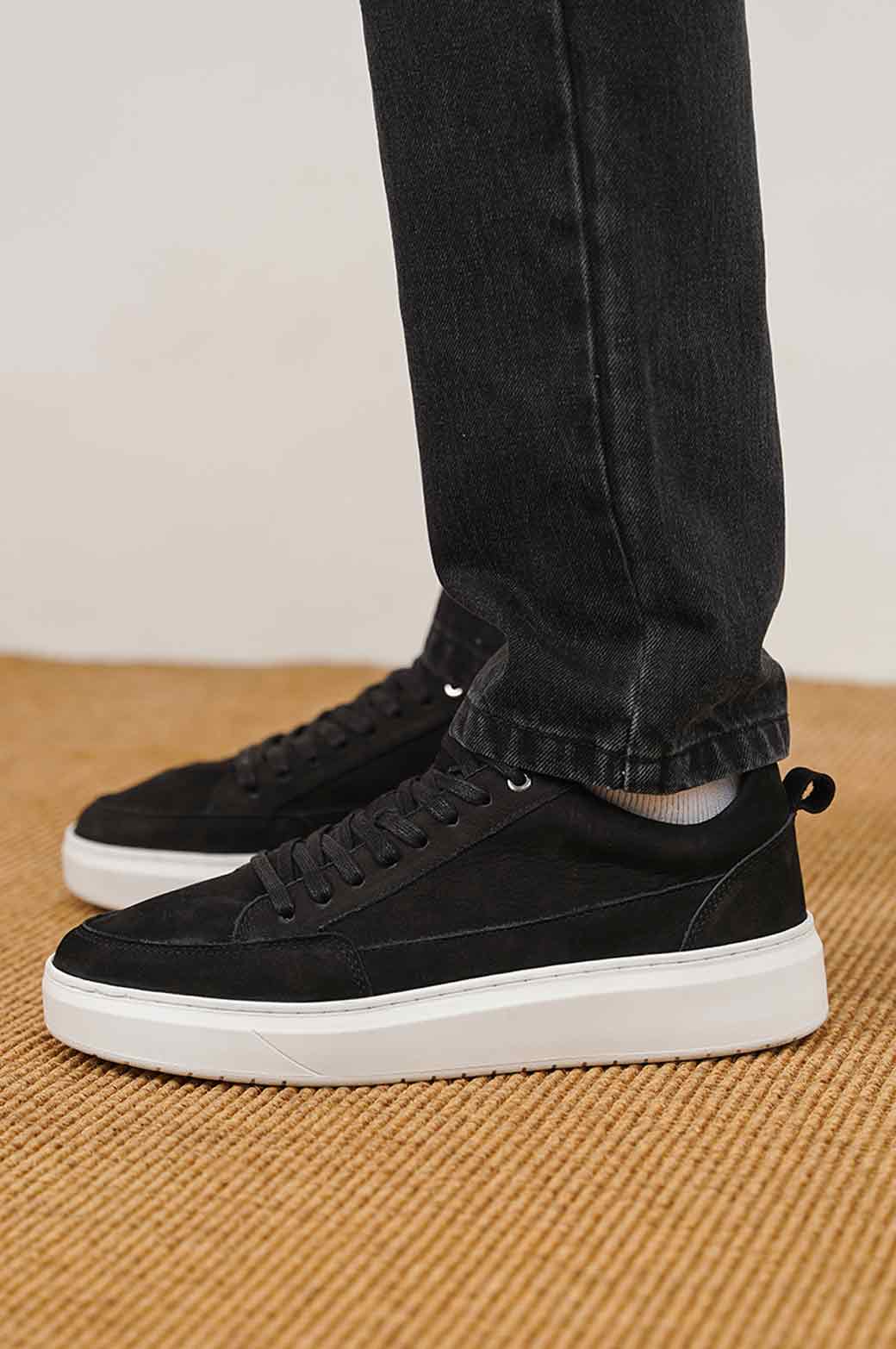 PLATFORM LEATHER SNEAKERS - Image 2