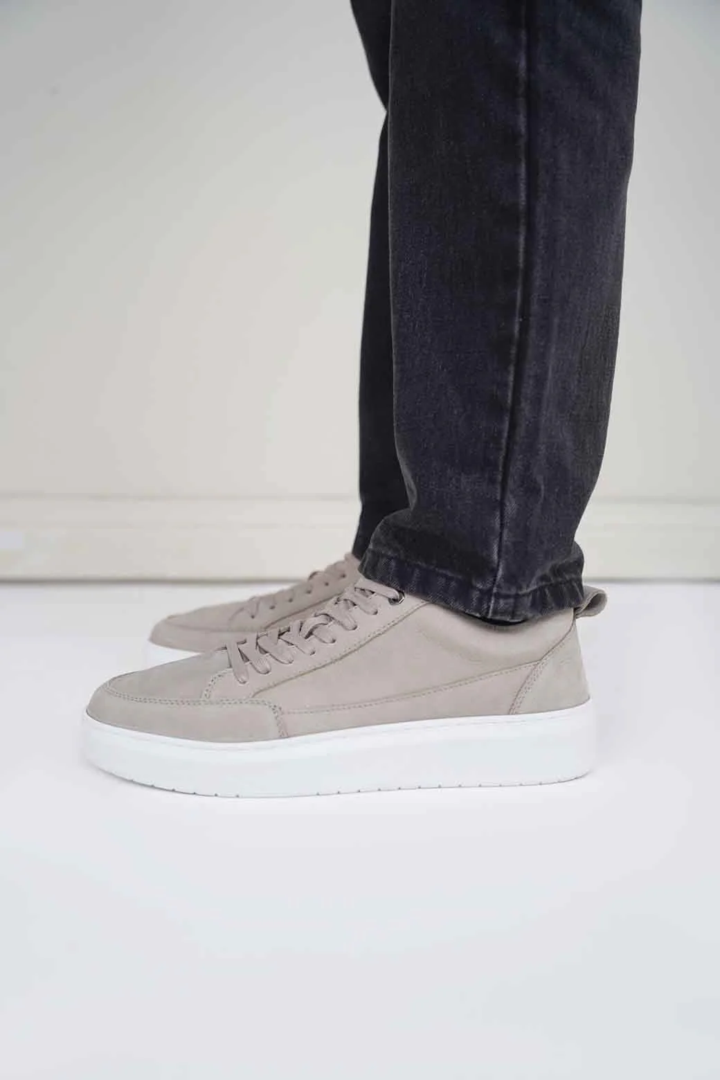 PLATFORM LEATHER SNEAKERS - Image 3