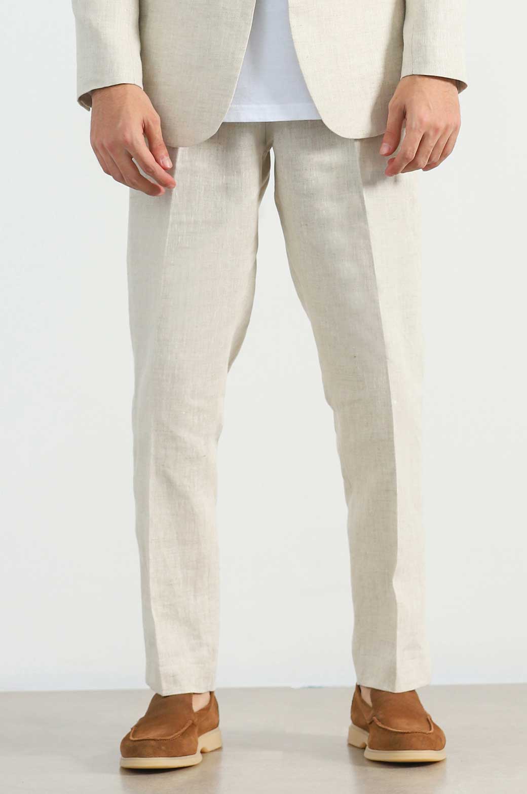 PREMIUM LINEN CLASSIC PANTS - Image 2