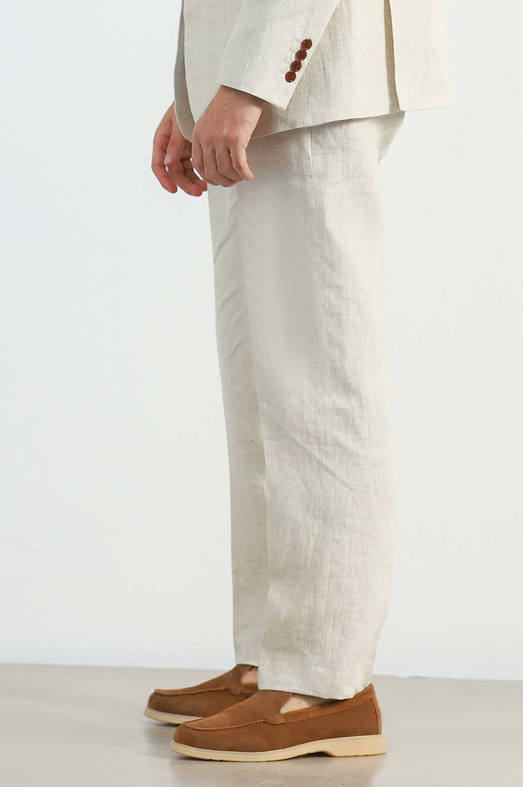 PREMIUM LINEN CLASSIC PANTS - Image 4