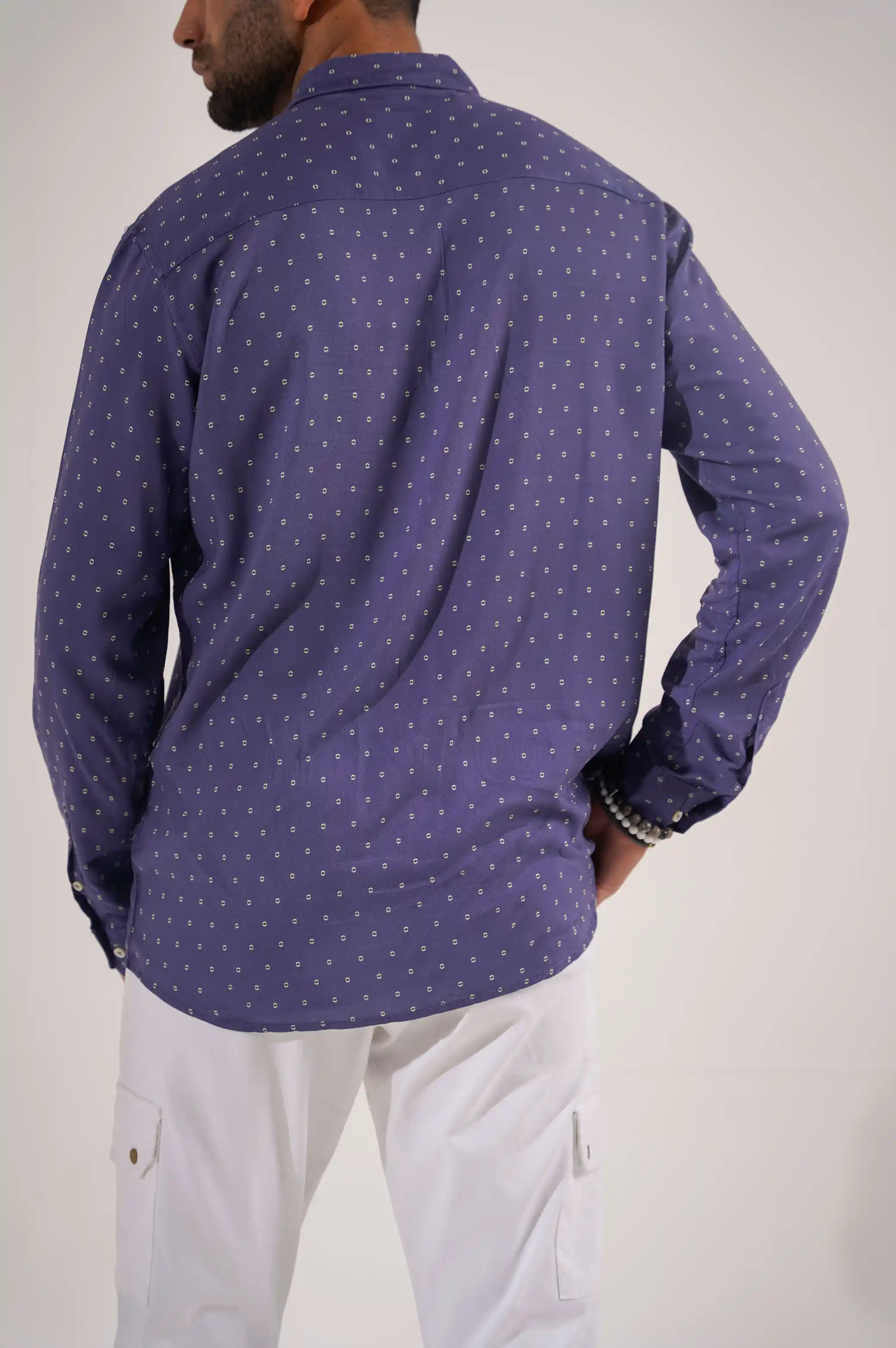 PRINTED BUTTON DOWN SHIRT - Image 3