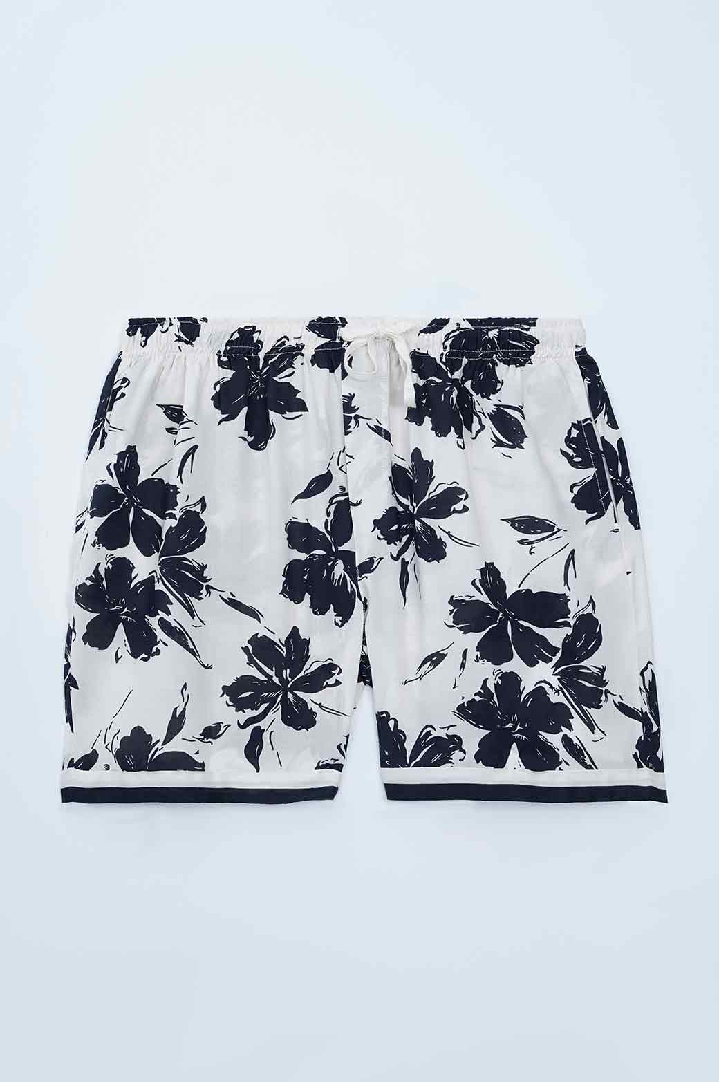 PRINTED DRAWSTRING SHORTS - Image 5