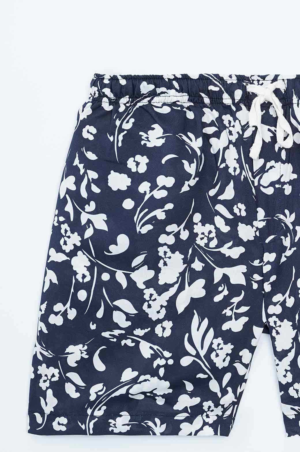 PRINTED DRAWSTRING SHORTS - Image 6