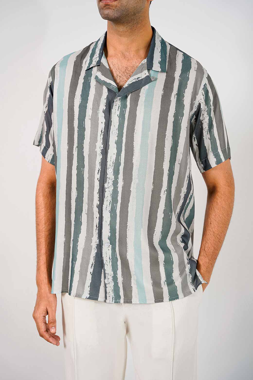 PRINTED SAFARI SHIRT - Image 2