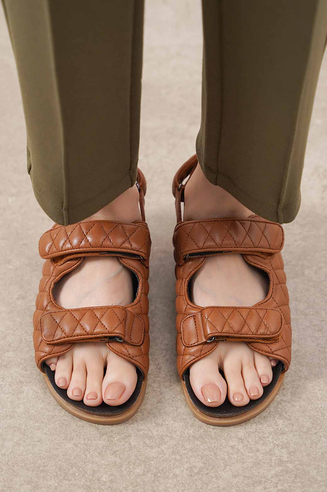 QUILTED SANDALS - Image 2