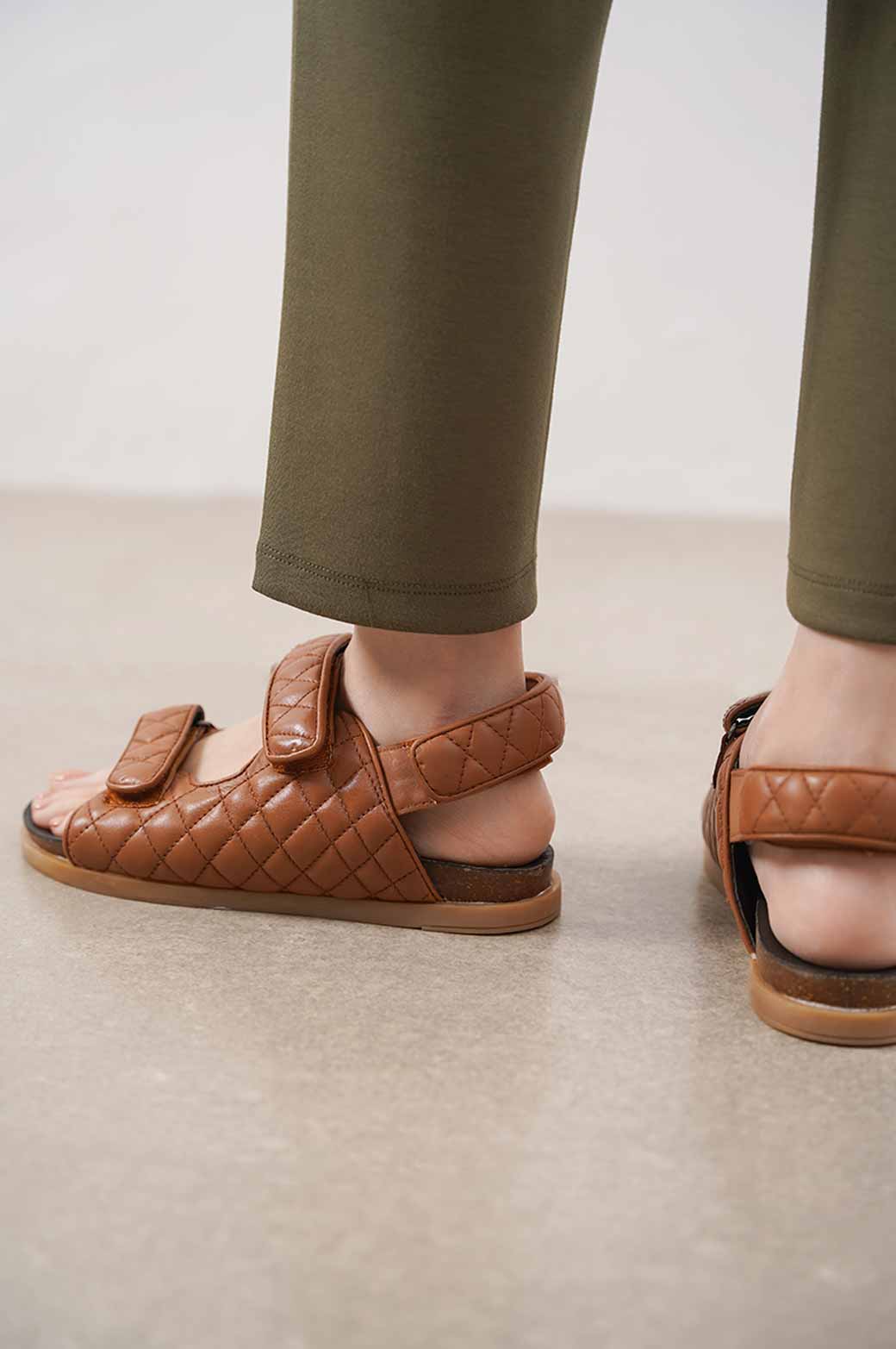 QUILTED SANDALS - Image 3