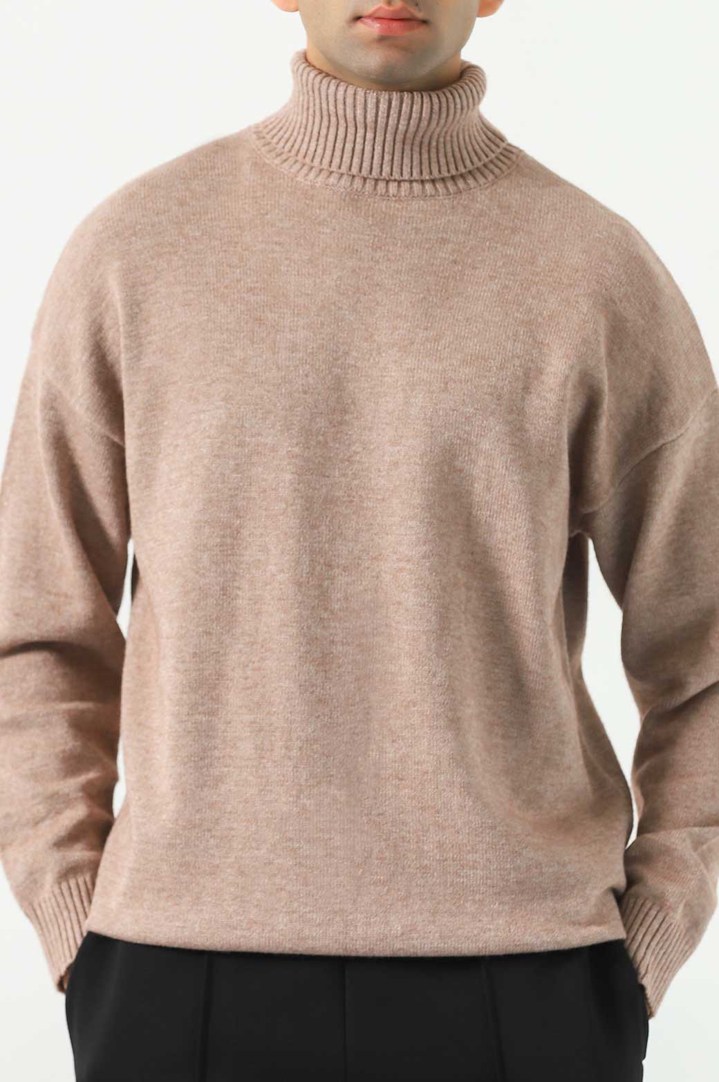 RELAXED HIGH NECK SWEATER - Image 2