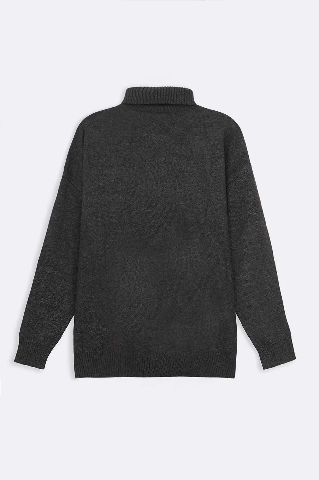 RELAXED HIGH NECK SWEATER - Image 5