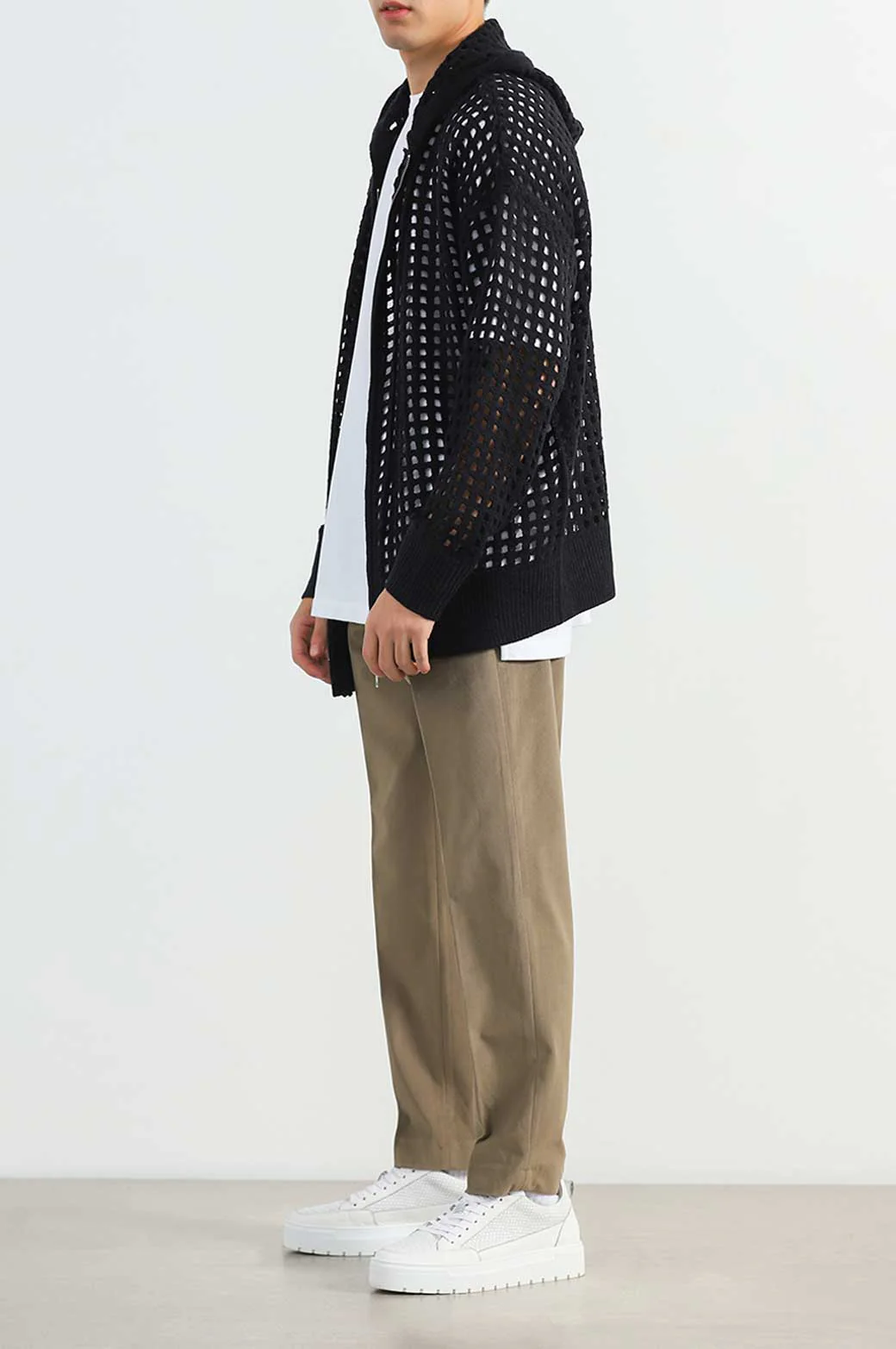 RELAXED MESH SWEATER - Image 3