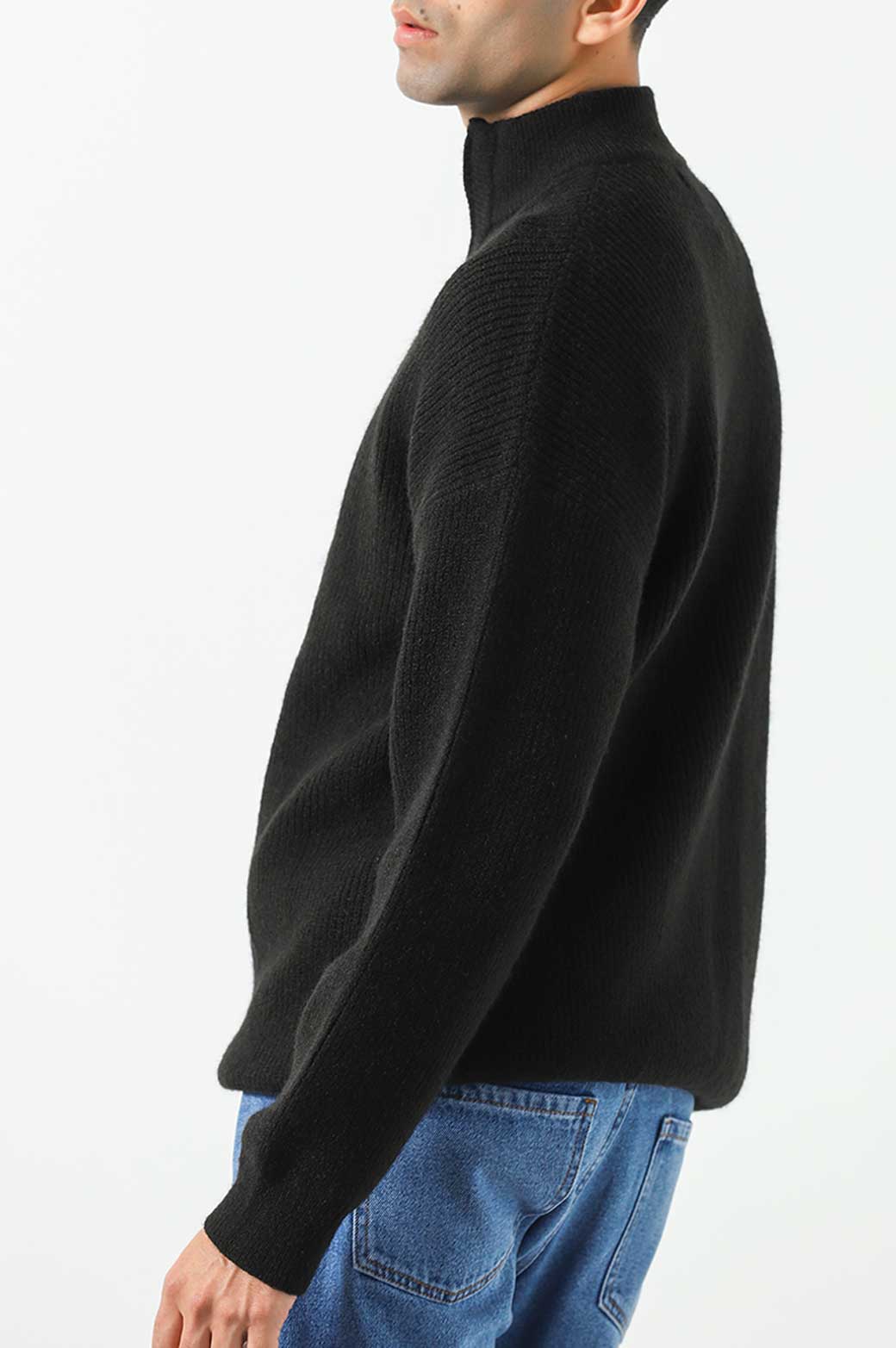 RELAXED MOCKNECK SWEATER - Image 4