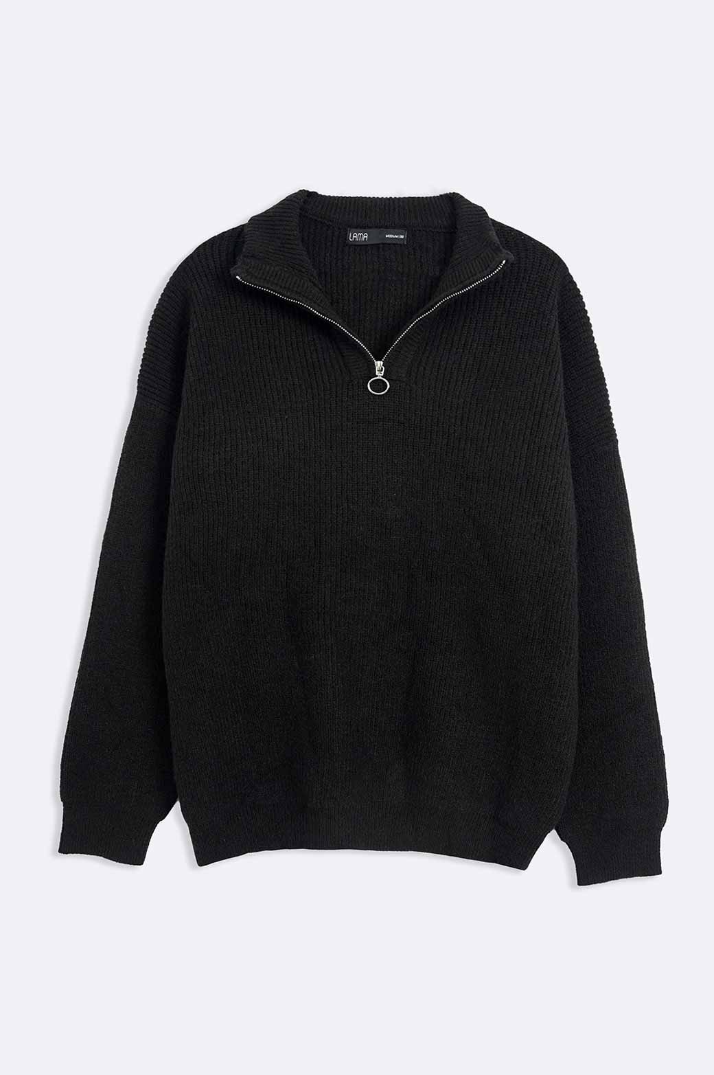 RELAXED MOCKNECK SWEATER - Image 5