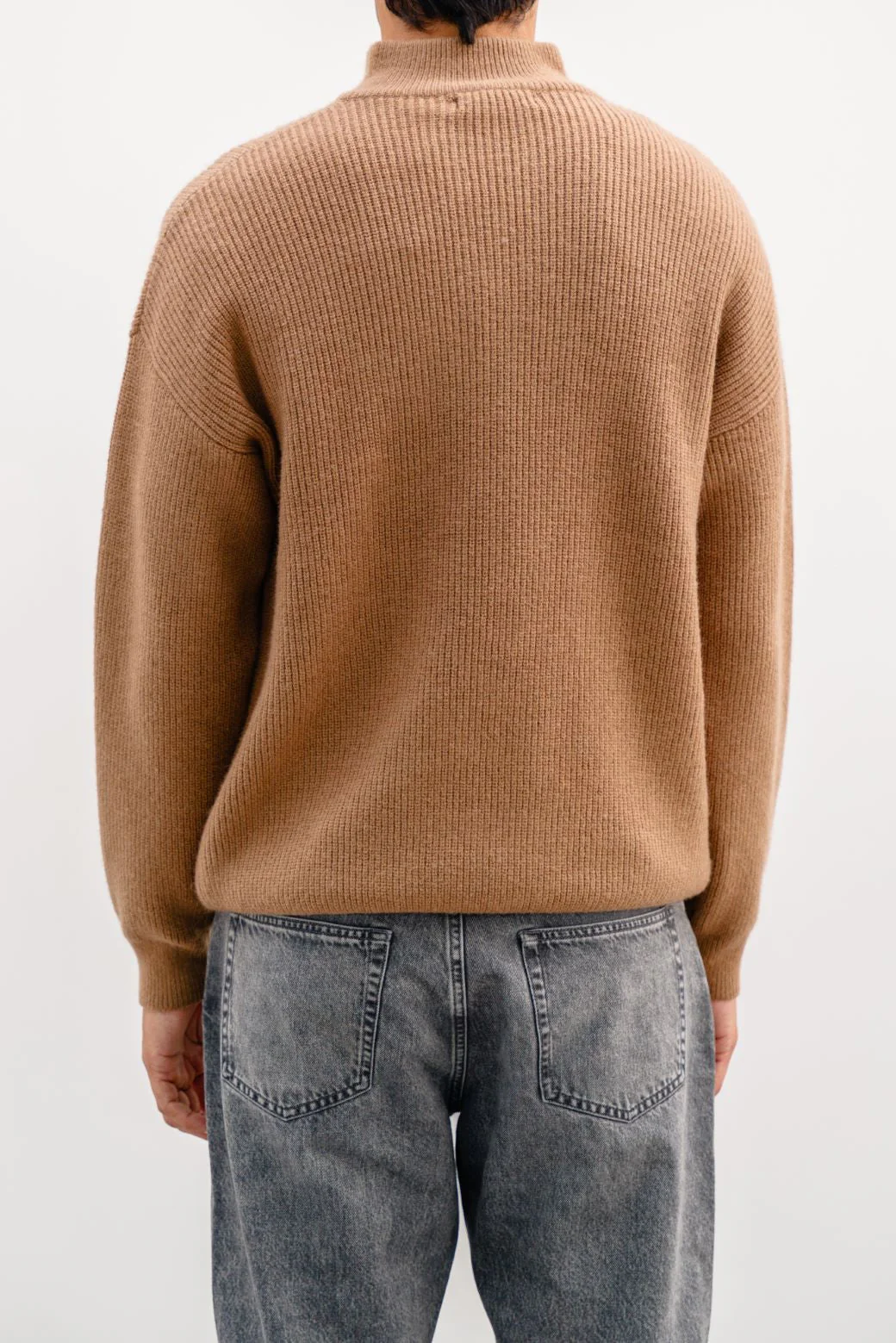 RELAXED MOCKNECK SWEATER - Image 5