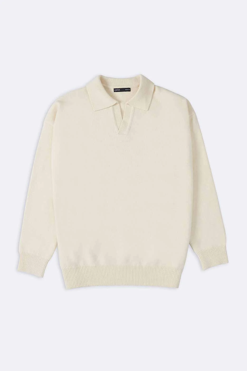 RELAXED POLO SWEATER - Image 5
