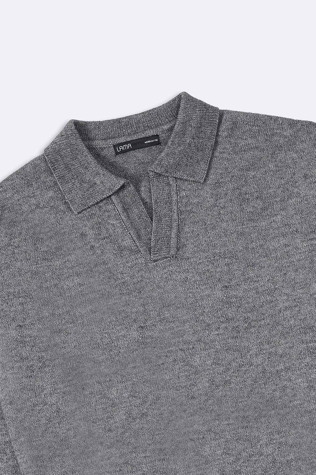 RELAXED POLO SWEATER - Image 6