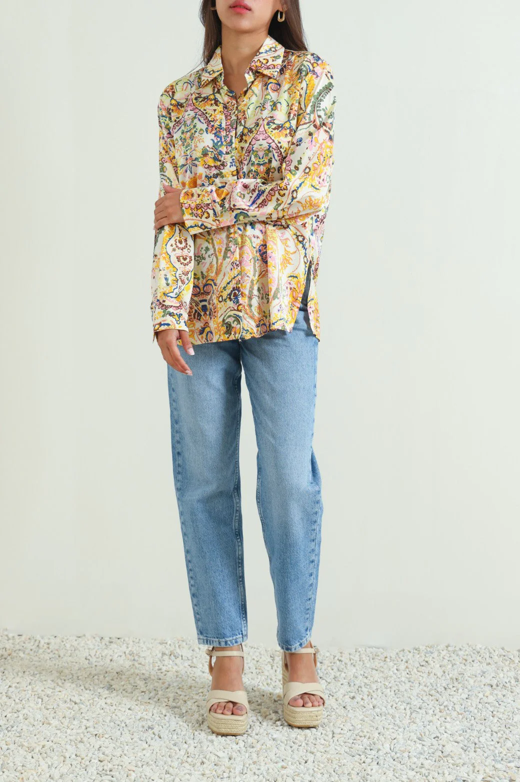 RETRO SILK BUTTON DOWN - Image 2