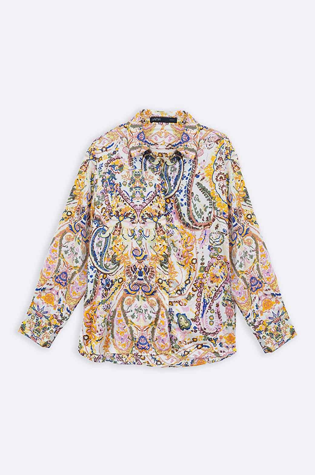 RETRO SILK BUTTON DOWN - Image 6