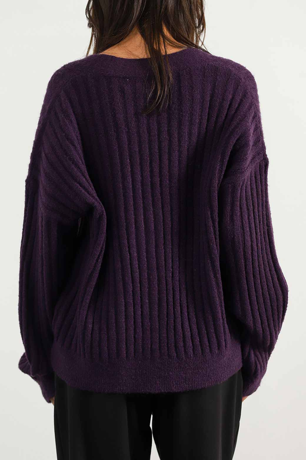 RIBBED CARDIGAN - Image 4