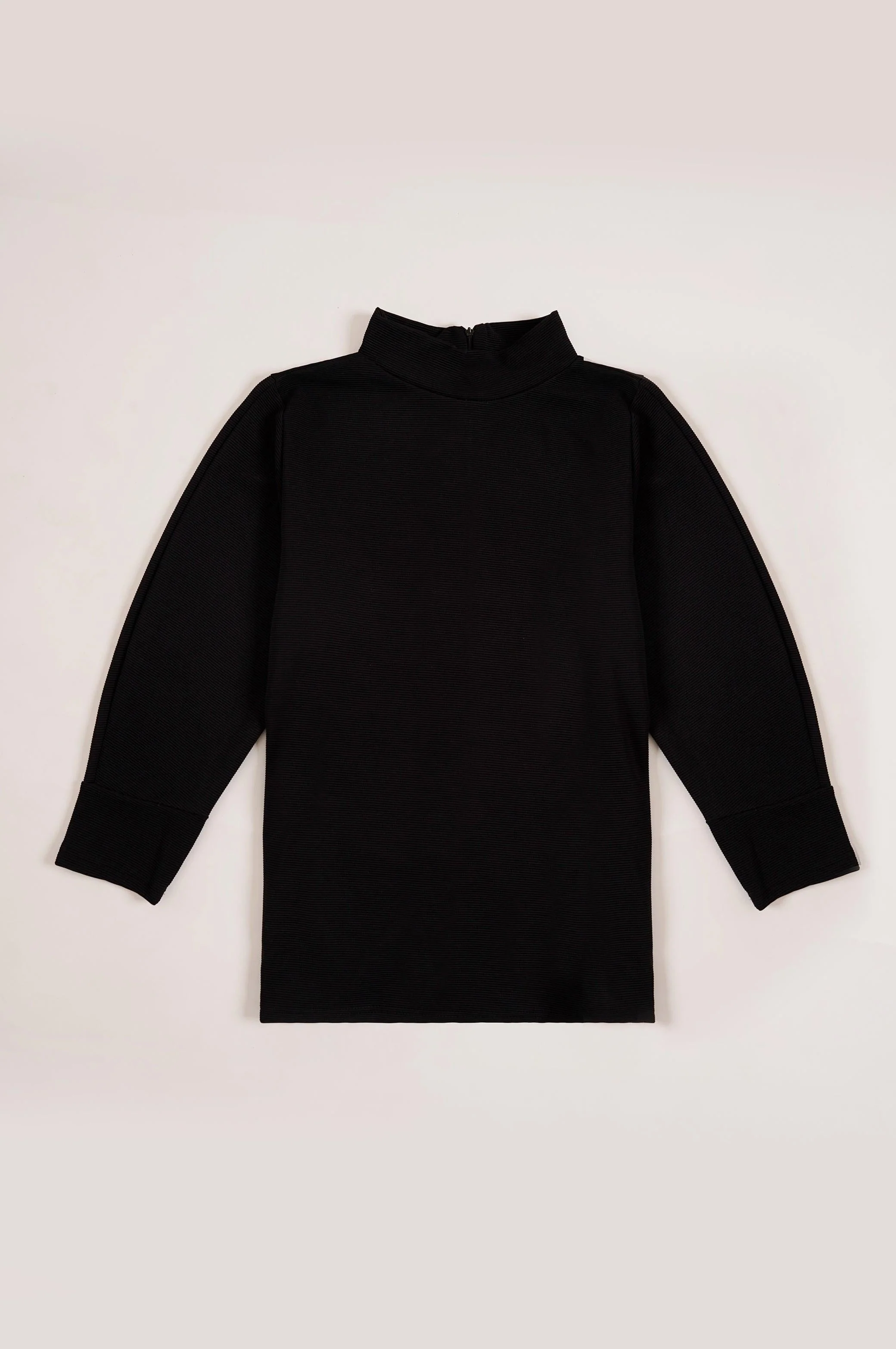 RIBBED HIGH NECK PULLOVER - Image 4
