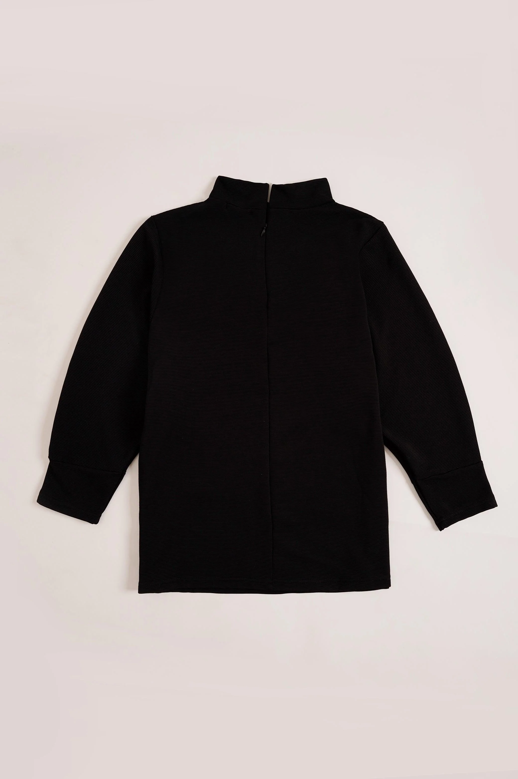 RIBBED HIGH NECK PULLOVER - Image 5