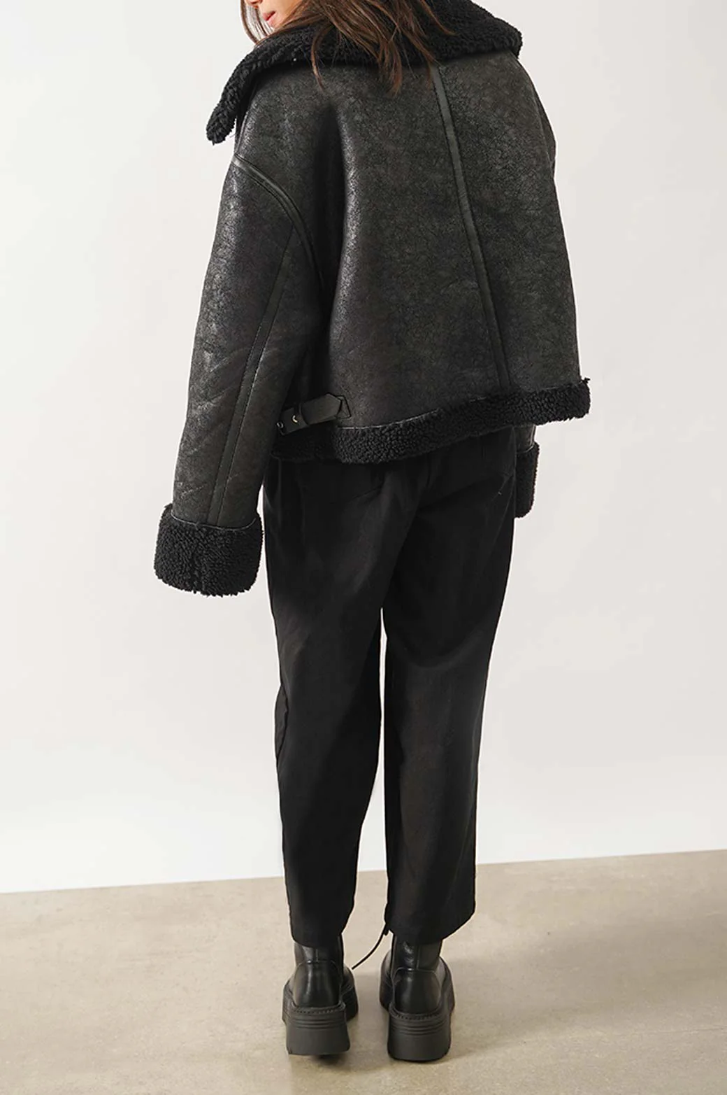 ROXY SUEDE SHEARLING JACKET - Image 5
