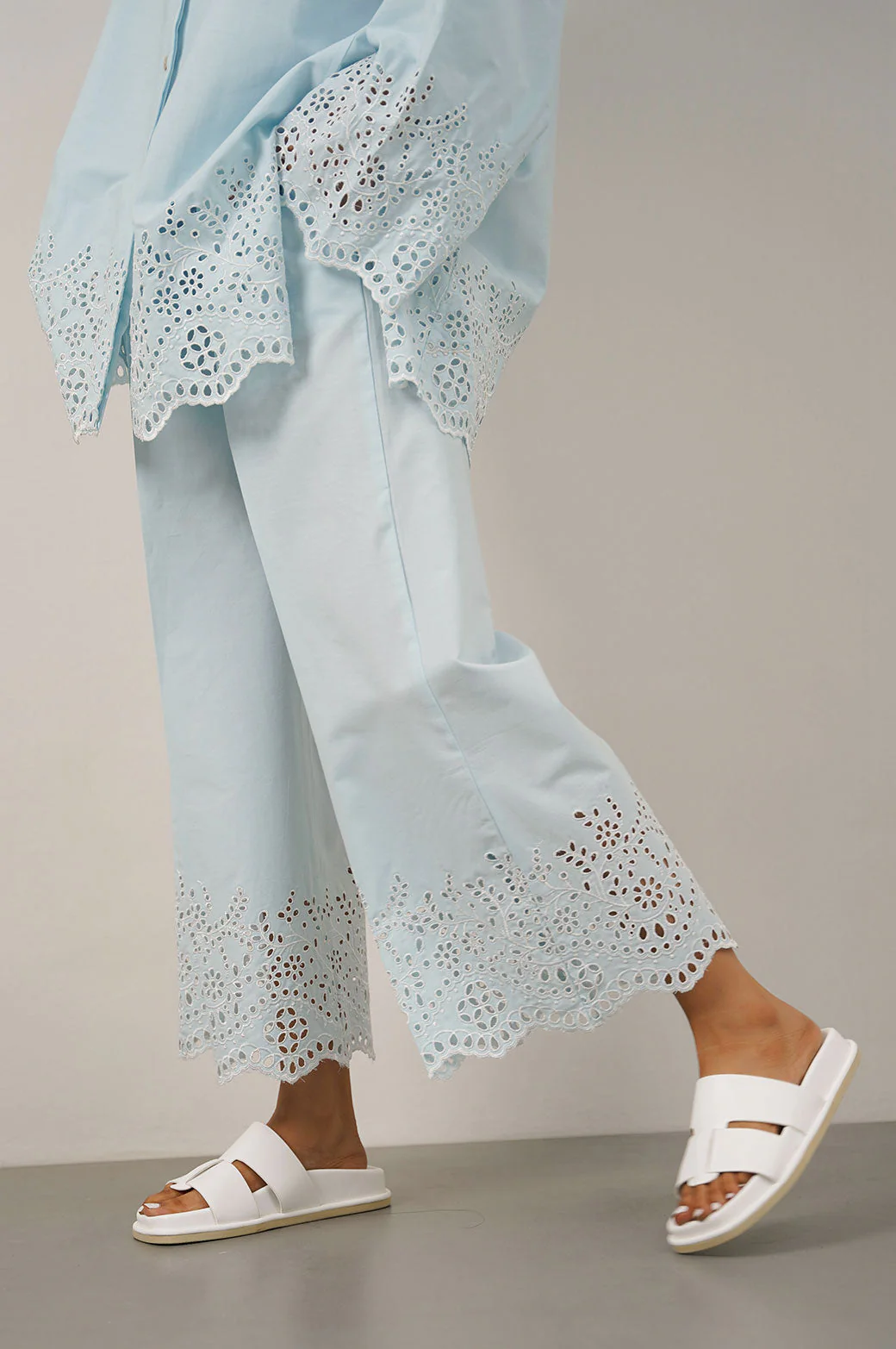 SCHIFFLI DRAWSTRING CULOTTES