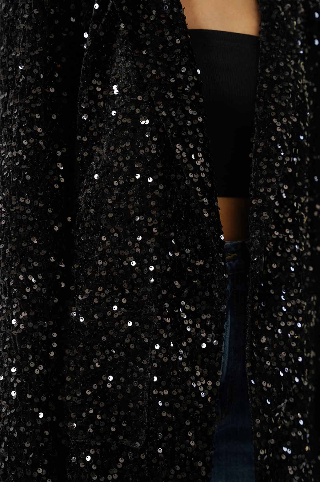 SEQUINNED EVENING BLAZER - Image 9