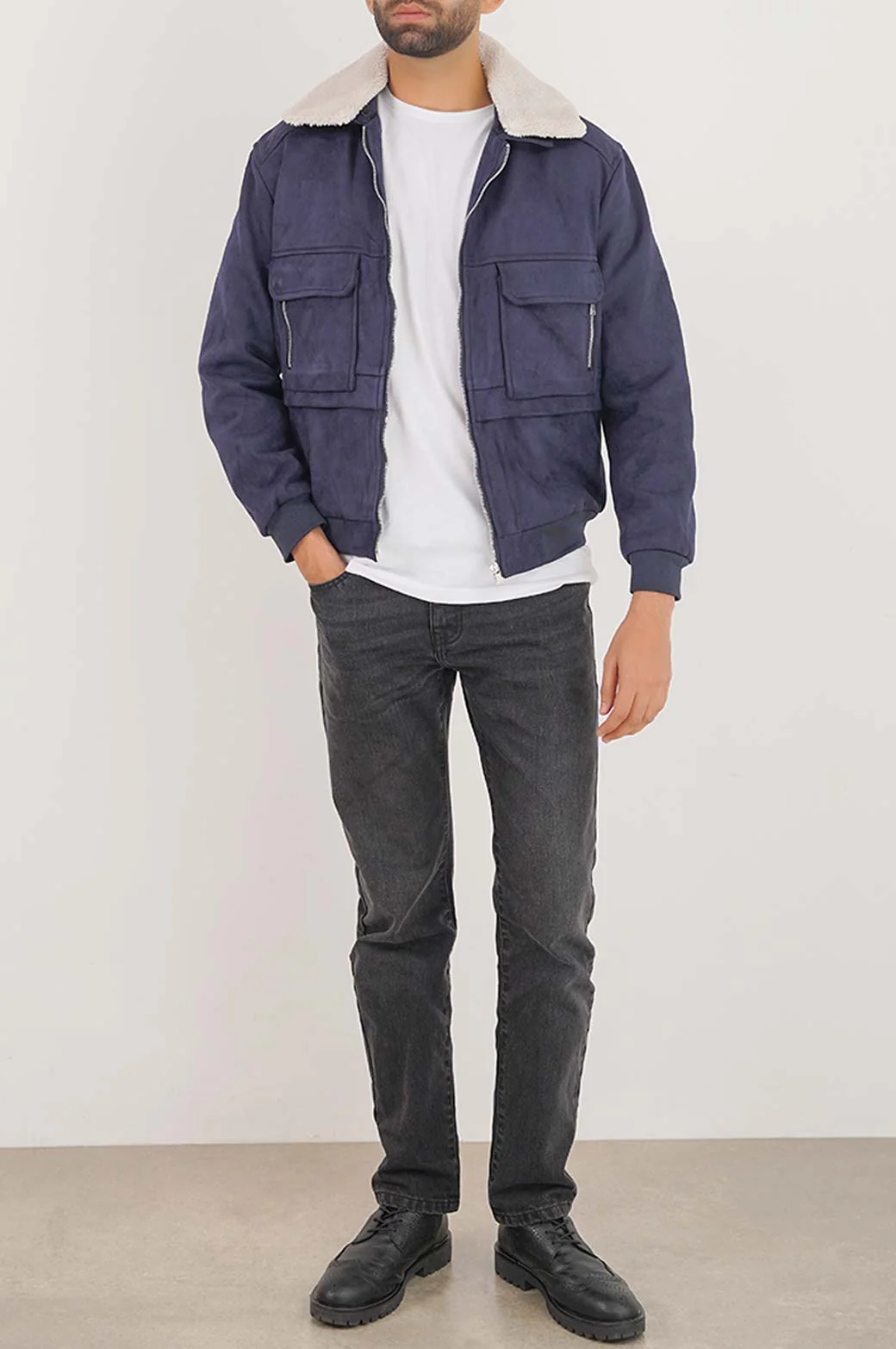 SHERPA SUEDE JACKET - Image 4