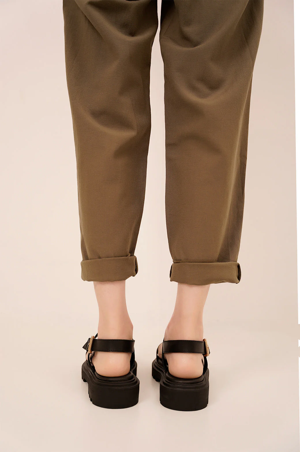 CHUNKY LEATHER SANDALS - Image 2