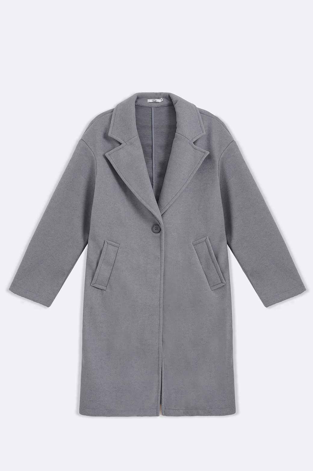 SINGLE BREASTED LONG COAT - Image 4