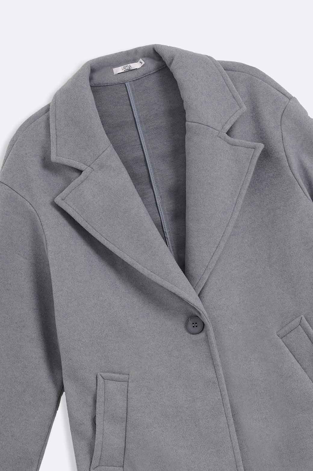 SINGLE BREASTED LONG COAT - Image 5