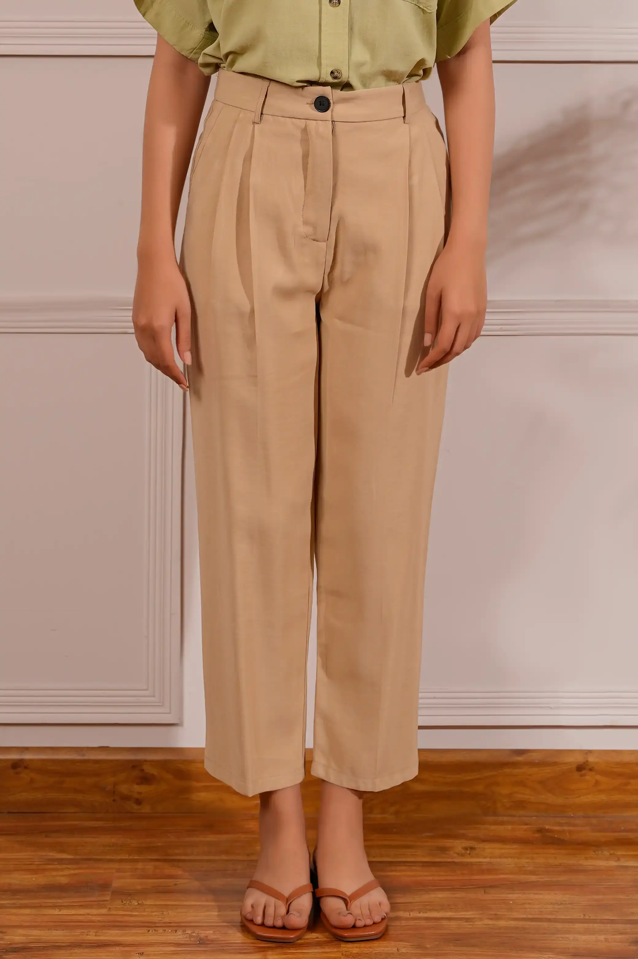 SLIM LINEN TROUSERS - Image 2