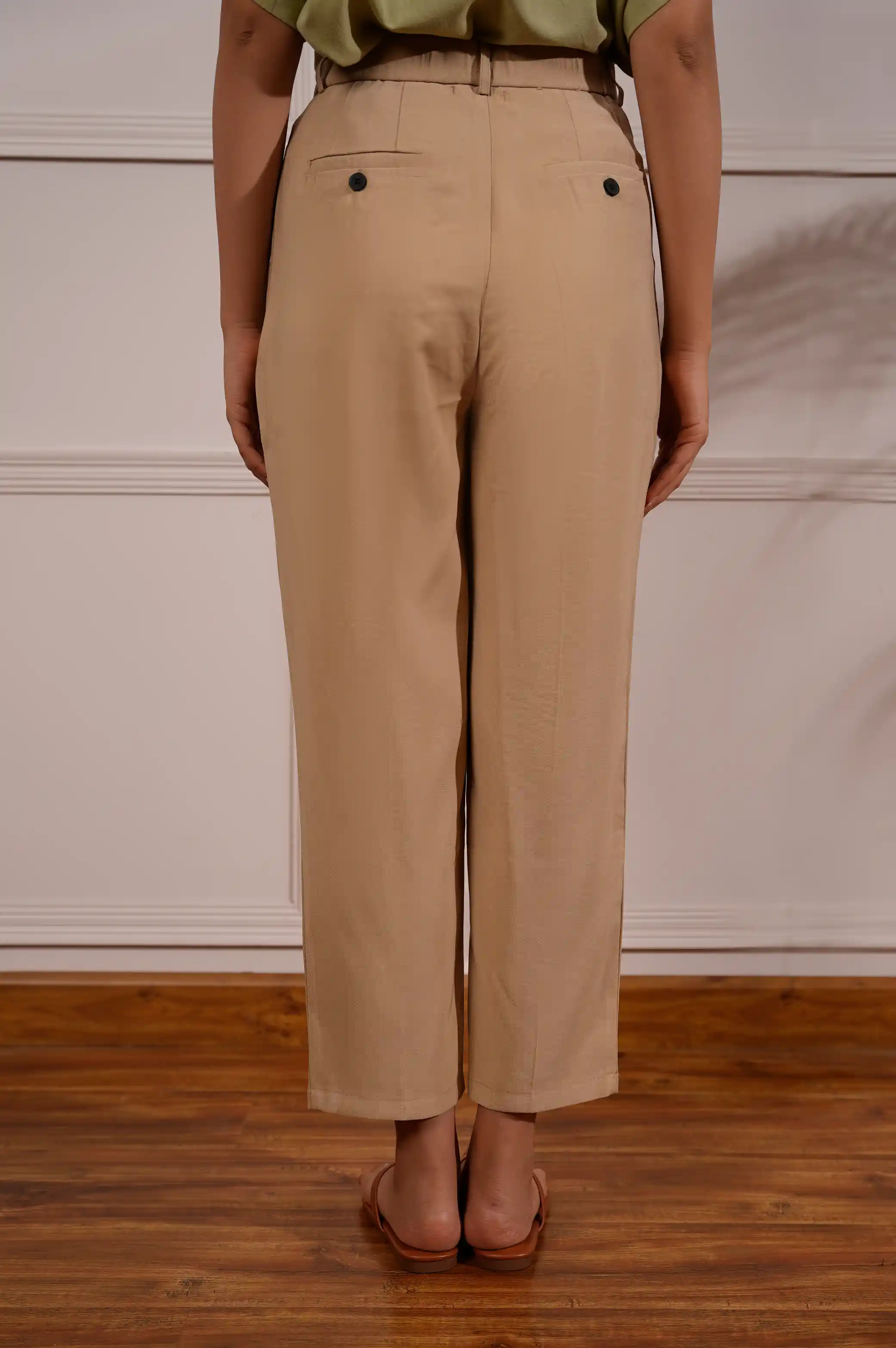 SLIM LINEN TROUSERS - Image 4