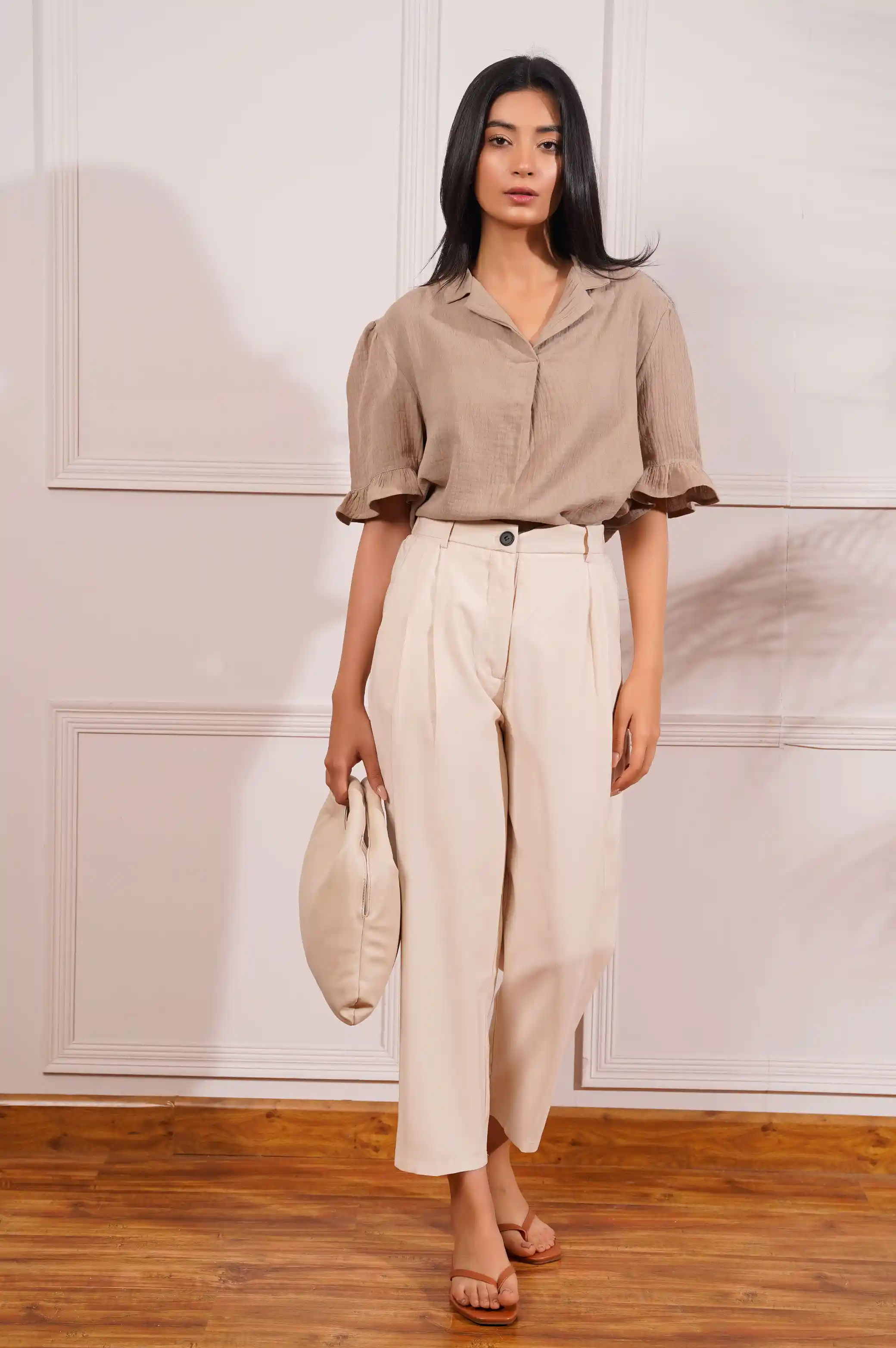 SLIM LINEN TROUSERS - Image 4