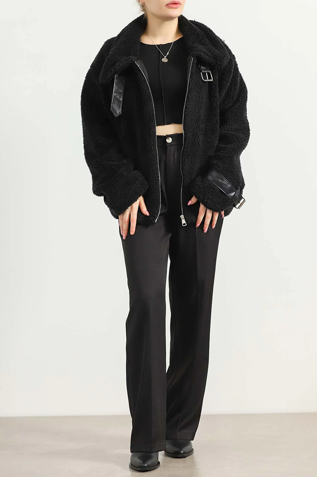 SOFT SHEARLING JACKET - Image 2