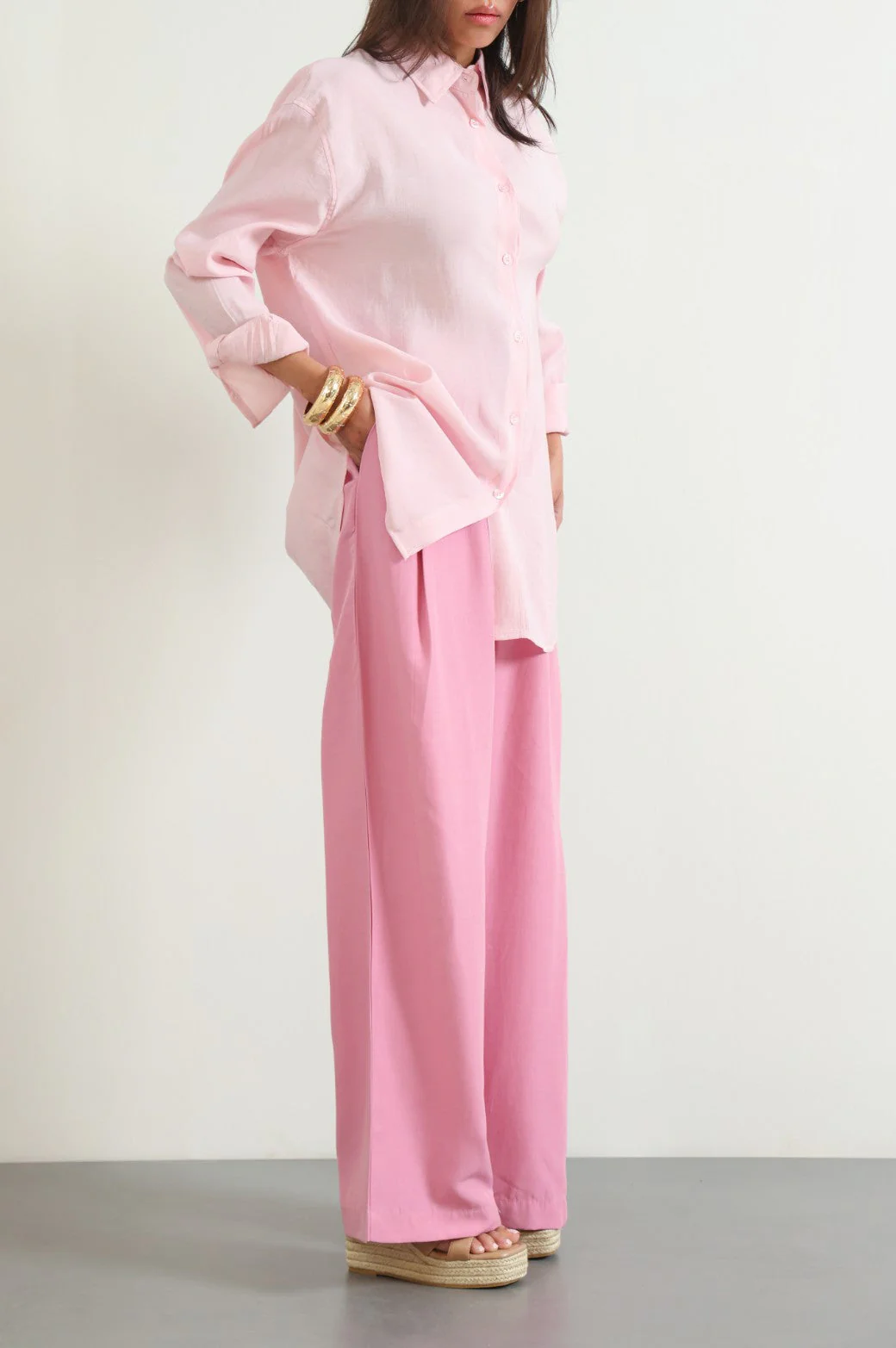 STONE-WASH LONG TROUSERS - Image 5