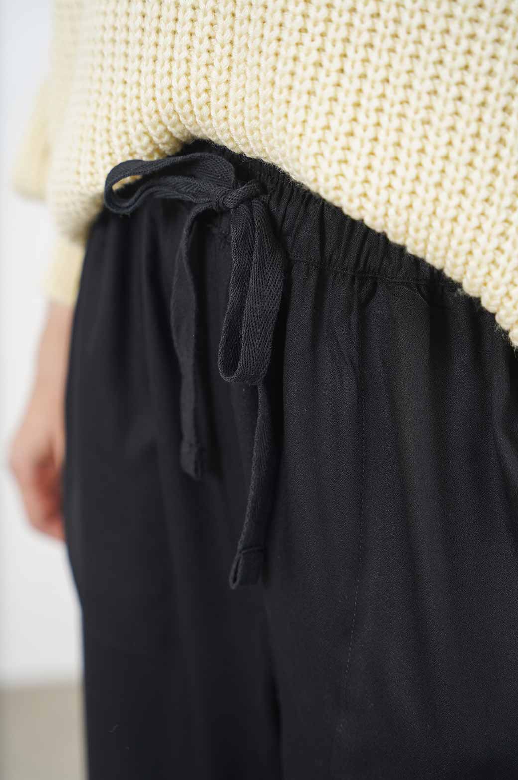 STRAIGHT CREPE PANTS - Image 3