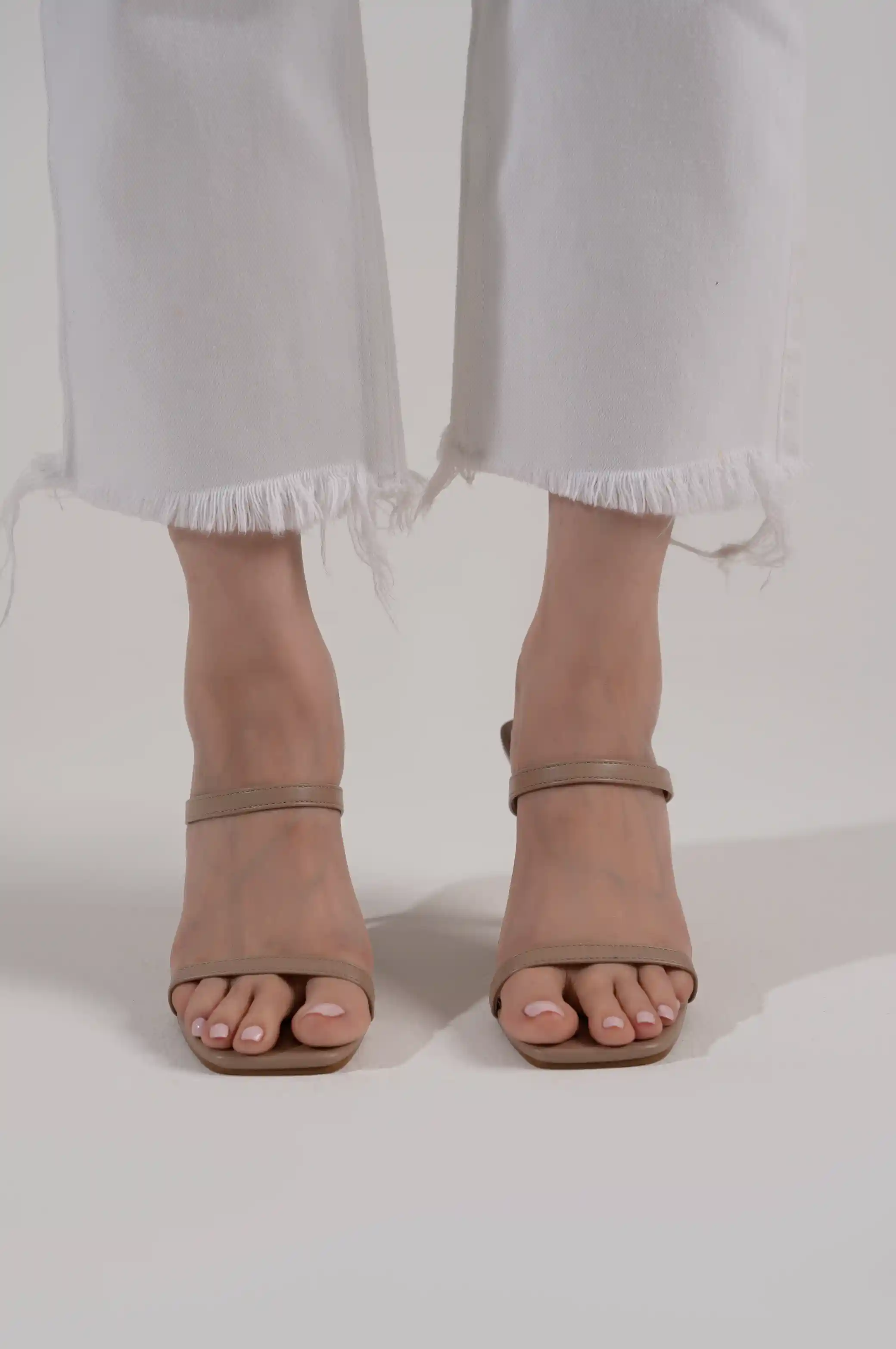 STRAPPY HEELED SLIDES - Image 2