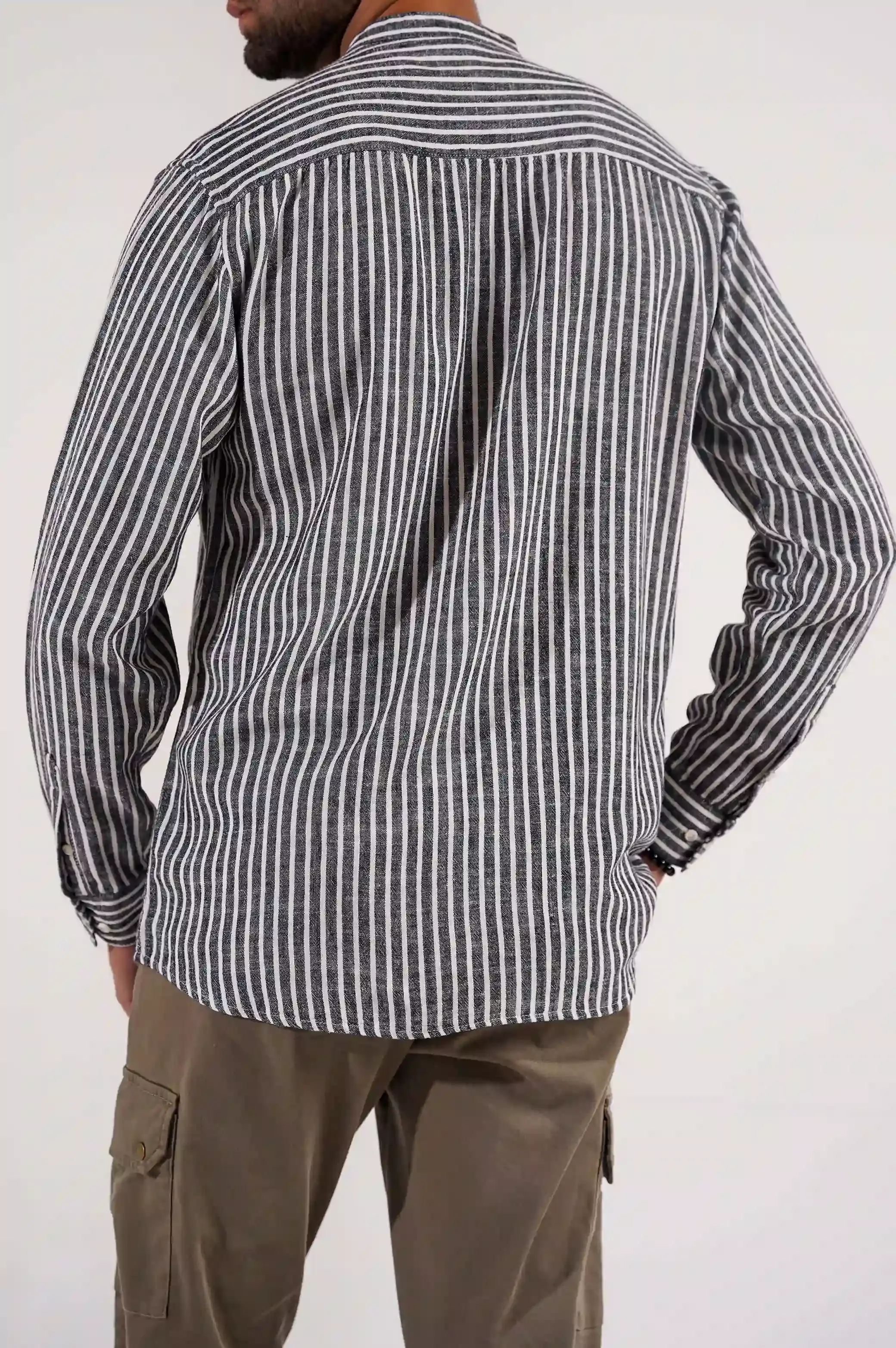 STRIPE BUTTON DOWN SHIRT - Image 3