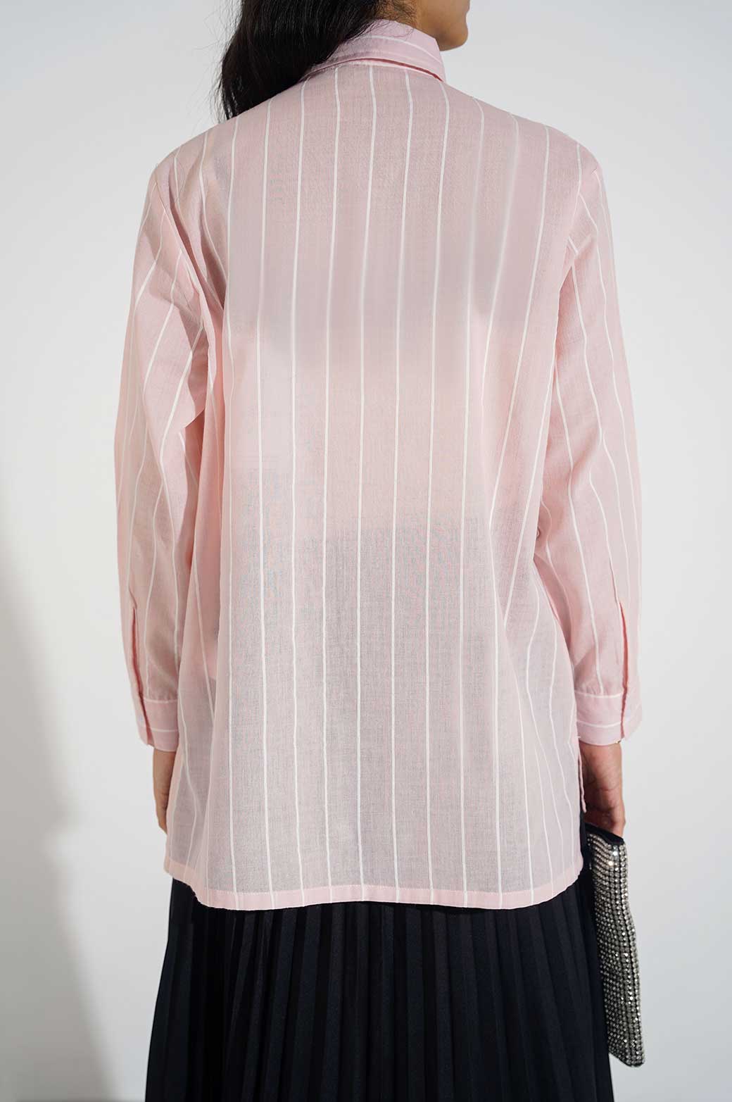 STRIPED BUTTON DOWN SHIRT - Image 3