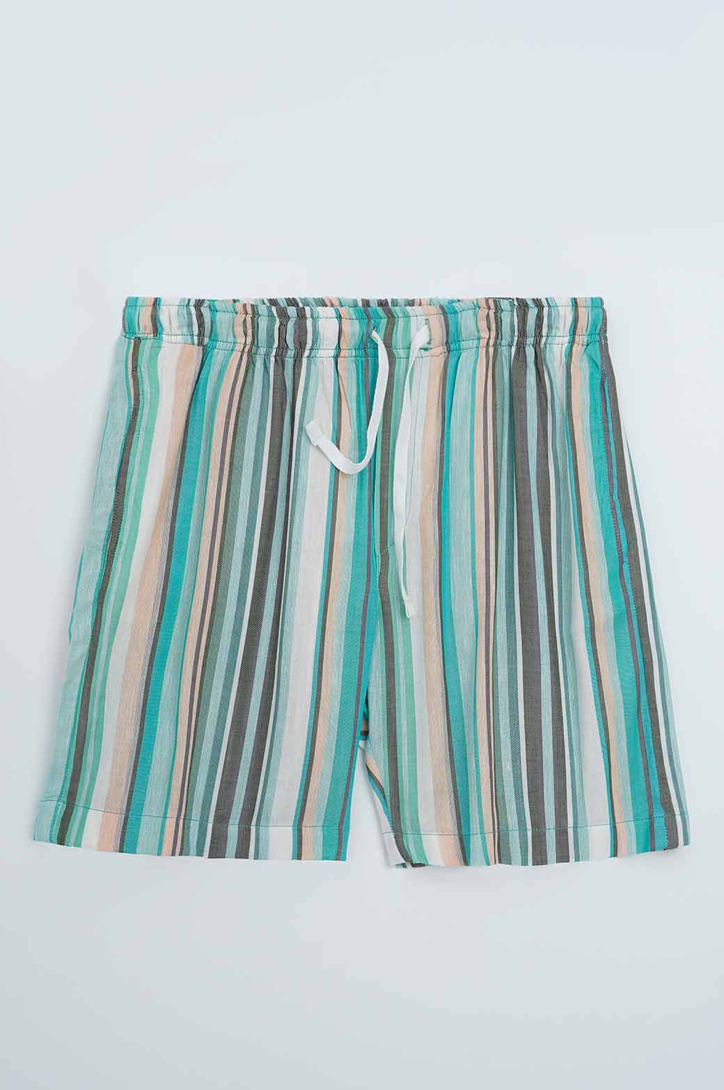 STRIPED CASUAL SHORTS - Image 3