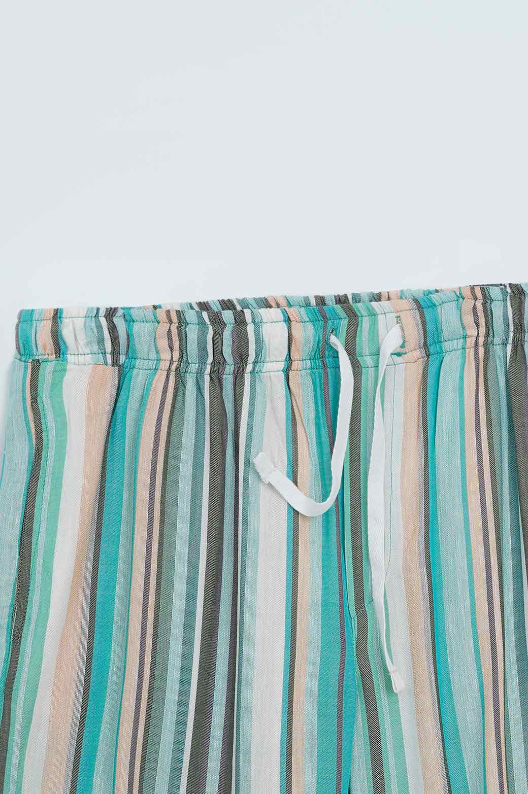 STRIPED CASUAL SHORTS - Image 4